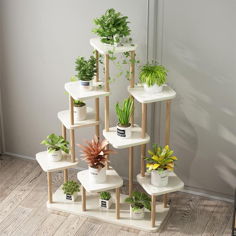 阳台花架子室内创意铁艺客厅家用置物架多肉绿萝花盆架多层植物架