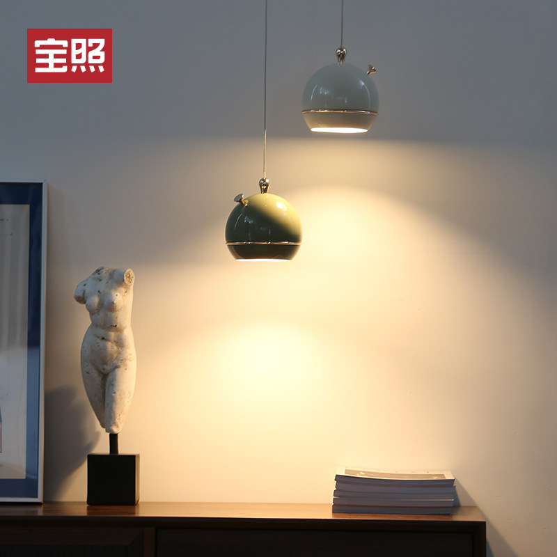 宝照泡泡鱼小吊灯 复古创意玄关吧台餐桌床头灯具店铺商用装饰灯