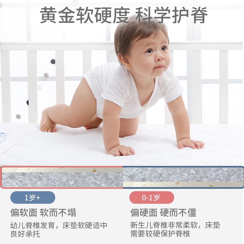 儿童婴儿拼接床垫4d空气纤维幼儿园宝宝垫折叠3d可拆水洗透气定制