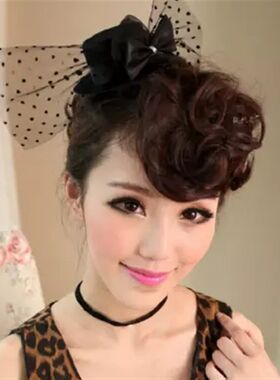 假发片隐形女韩式假刘海卷发假发刘海片假刘海斜刘海片假刘海无痕