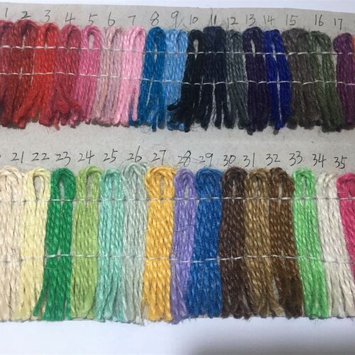 1.5mm钩包麻绳彩色麻线手工彩色麻绳夹照片DIY手工吊牌麻绳100米