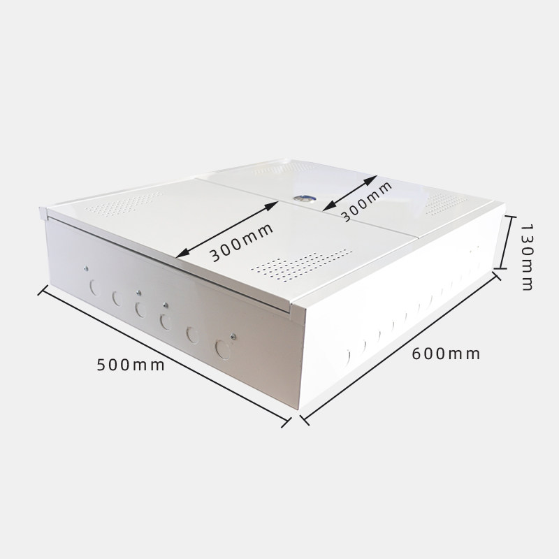 双开门家用多媒体集线箱网络布线信息箱弱电箱明装600x500挂墙式