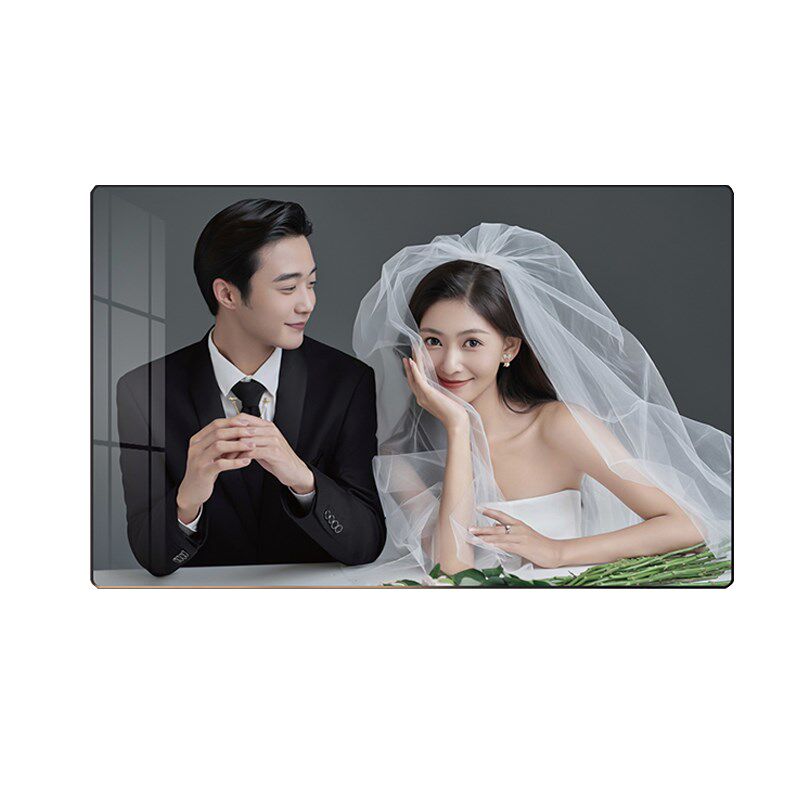 婚纱照相框挂墙定制放大照片打印洗结婚照加做成家庭相册大相片