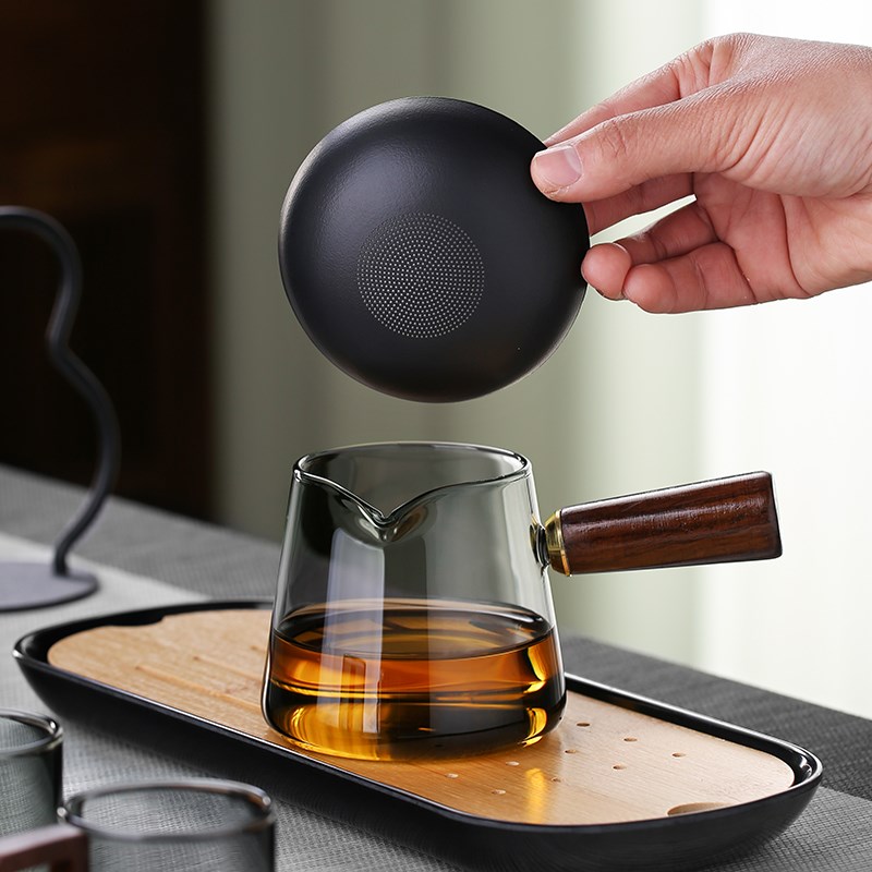 茶漏茶滤架懒人茶滤一体式创意茶道神器茶叶过滤配件功夫茶具陶瓷