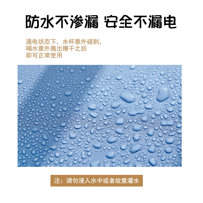 加热鼠标垫办公快捷键超大发热办公室暖手电脑桌面恒温定制暖桌垫