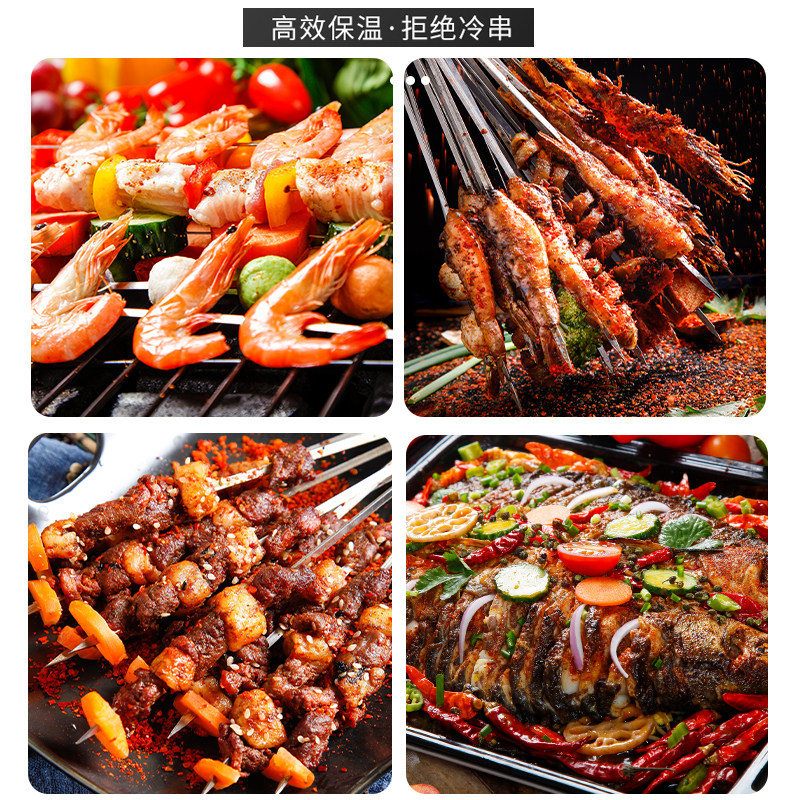 热串炉烤串保温炉商用日式烧烤炉餐厅酒精烤肉盘蜡烛环保油烤炉子