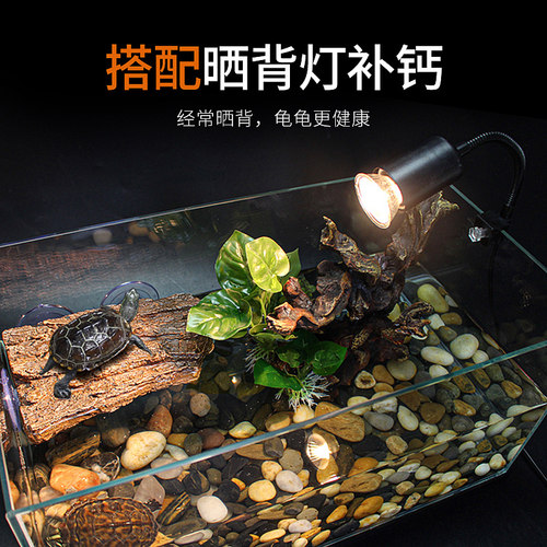 乌龟晒台爬台乌龟缸浮岛深水晒龟台高水位鱼缸晒背浮台悬浮龟爬架