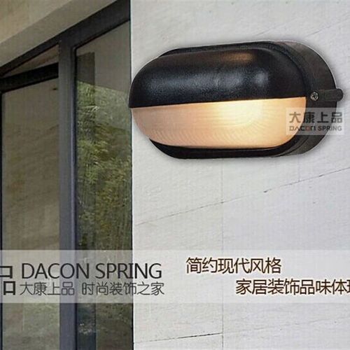 阳台吸顶灯防水壁灯欧式美式防潮过道楼梯浴室厨卫车库室外灯具