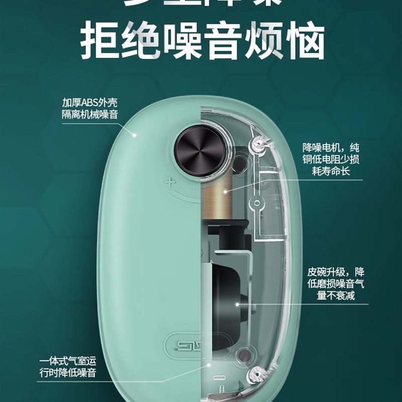 鱼缸氧气泵增氧机小型打氧充氧制氧泵家用养鱼低音增氧器自动静超