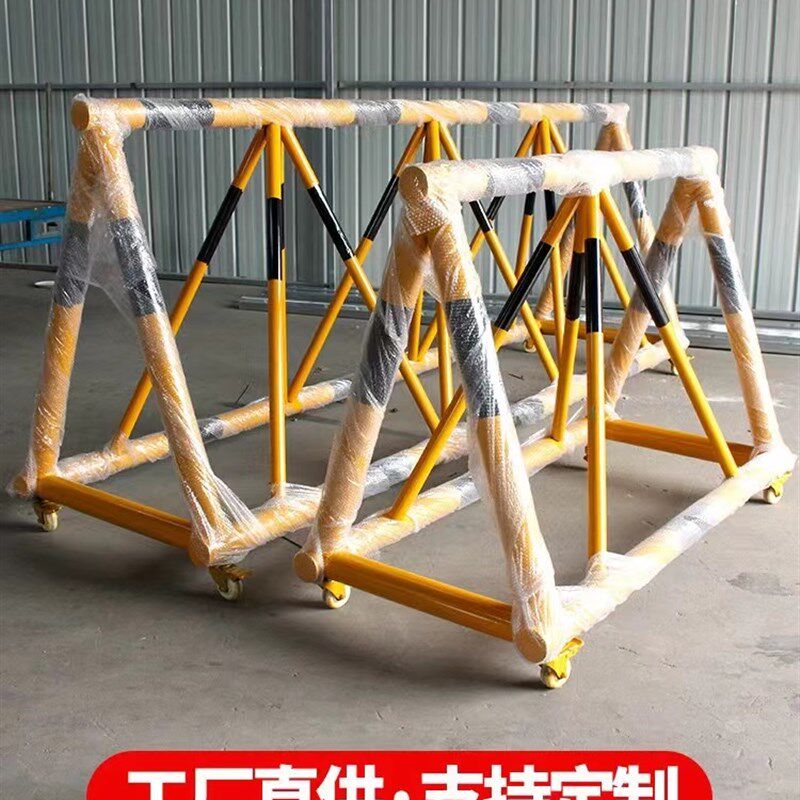 浙江加油站阻车护栏学校防冲撞移动拒马带轮防撞拒马安全护栏拒马