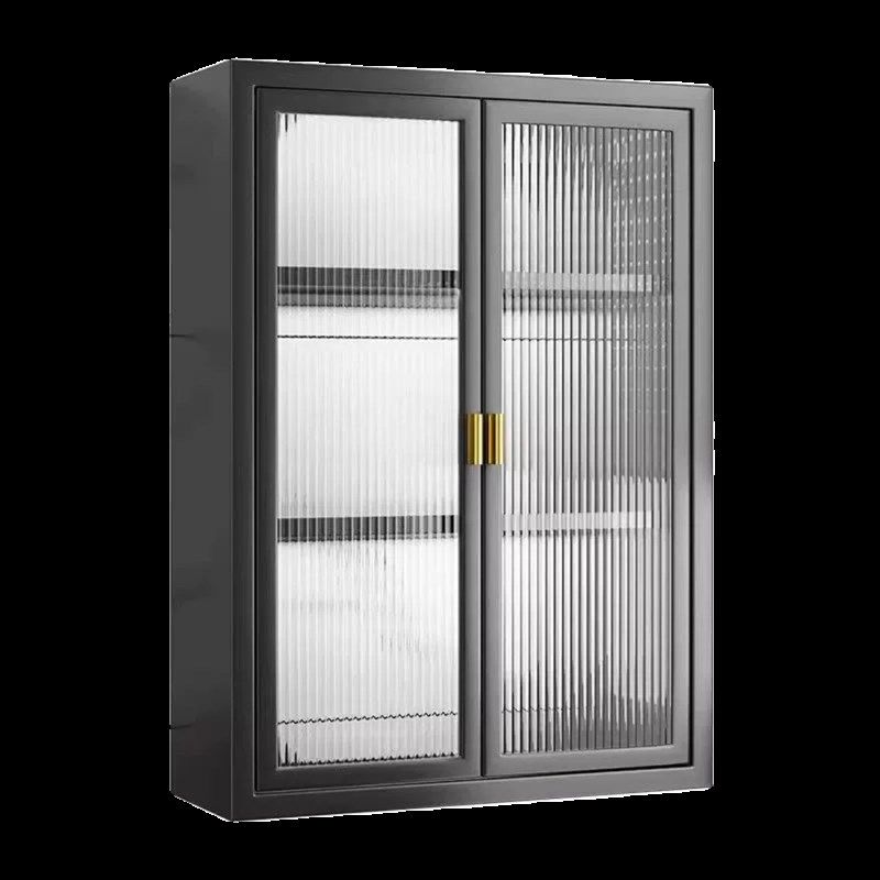 厨房壁挂置物架多功能墙上免打孔挂壁式调味料品盒瓶罐收纳餐边柜
