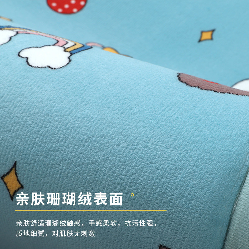 卧室冬季加厚地垫可爱卡通床边地毯可睡可坐爬爬垫榻榻米垫可定制