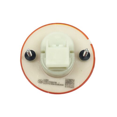 适用解放J6P挡泥板边灯JH6J7悍V龙V2.0圆形LED标志灯支架原厂配件
