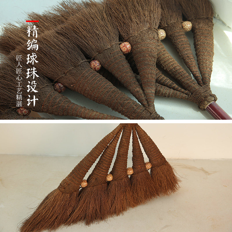 山棕扫把家用清洁卫生神器棕榈扫帚套装矬子簸箕垃圾铲椰棕扫帚刷