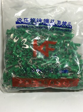 KF厚型叉型预绝缘端子SV1.25-5L Y型接线端子/SV端子 1000只/包