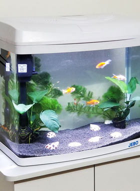 佳宝水族箱生态免换水60CM金鱼缸小中型迷你玻璃桌面50CM大鱼缸40