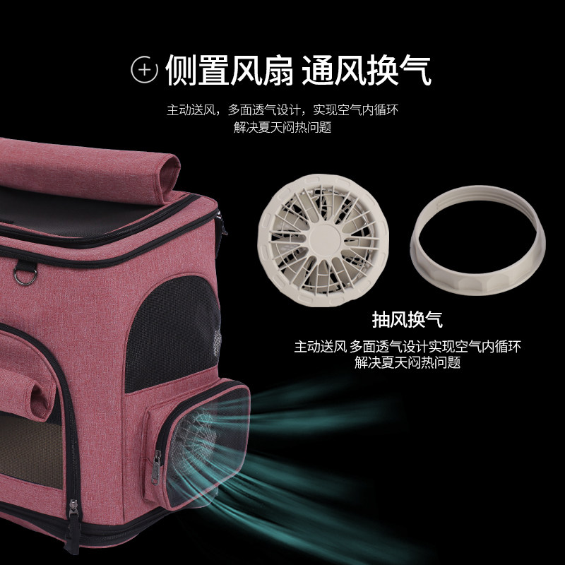 宠物用品外出双肩背包狗狗太空舱狗笼窝大容量猫咪包透气加大猫包