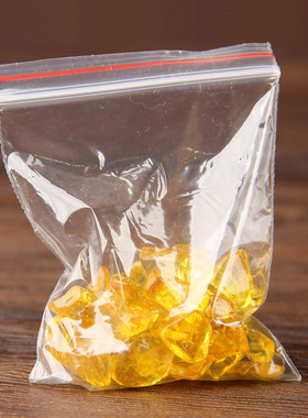 水晶碎石摆件 可以放聚宝盆里 人造水晶 七彩石水晶碎石