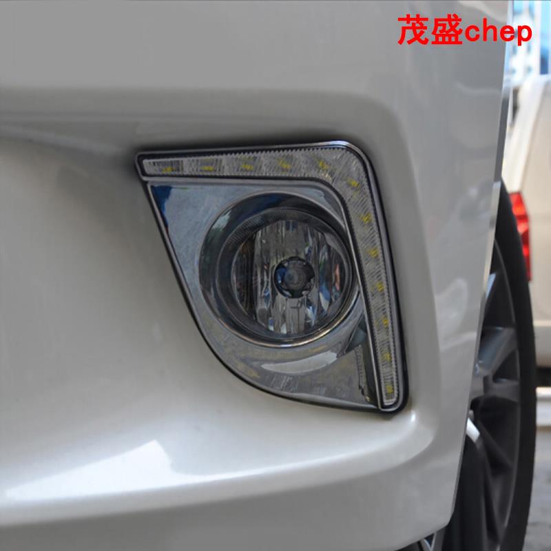 适用于14 15 16雷凌日行灯雾灯LED日间行车灯带转向 改装雾灯总成