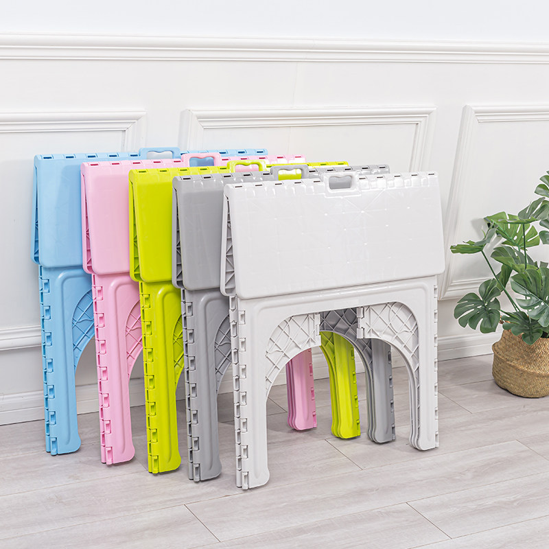 儿童折叠家用学习桌子塑料户外便携式宝宝写字画画幼儿园小书桌餐