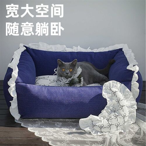 猫窝四季通用猫床深度睡眠宠物床夏季宠物窝中小型犬狗狗沙发狗窝