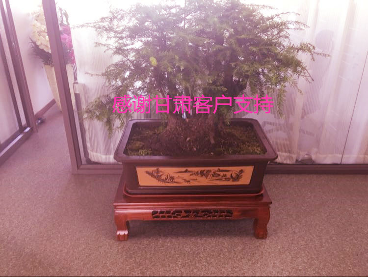 全实木飘窗桌中式长方形矮榻榻米桌放茶具盆栽架子仿古喝茶小炕桌