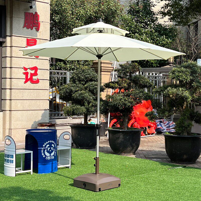 带轮子的户外遮阳伞注水底座 加水伞墩子摆摊雨伞底座大伞固定器图片