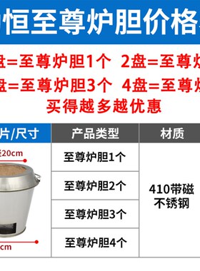 劲恒烧鸭炉炉胆加厚钢耐火泥炉心木炭通用烧鸡鸭鹅炉内胆炉胆炉心