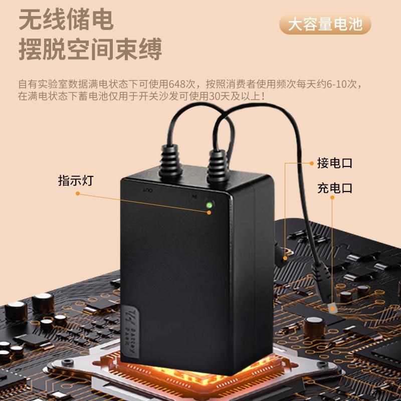 水木毛毛虫多功能电动沙发椅客厅单人摇椅阳台家用懒人可旋转躺椅