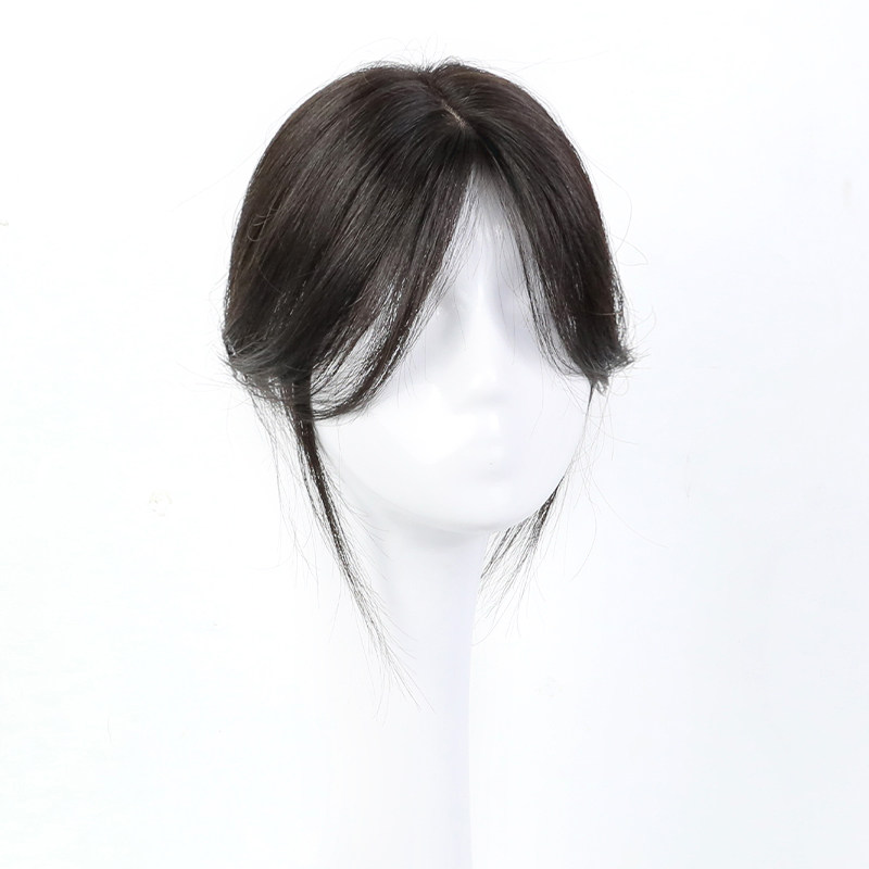 【王菊推荐】瑞家假发八字刘海假发片女前额一片式头顶补发真人发