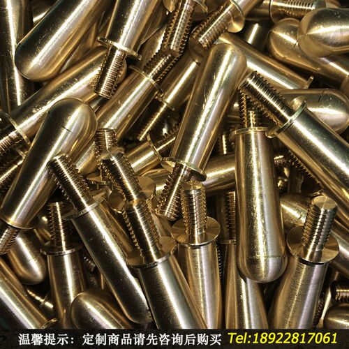 M3铜螺母M5螺丝黄铜连接件 六角铜公母连接件 专业自动车床定做