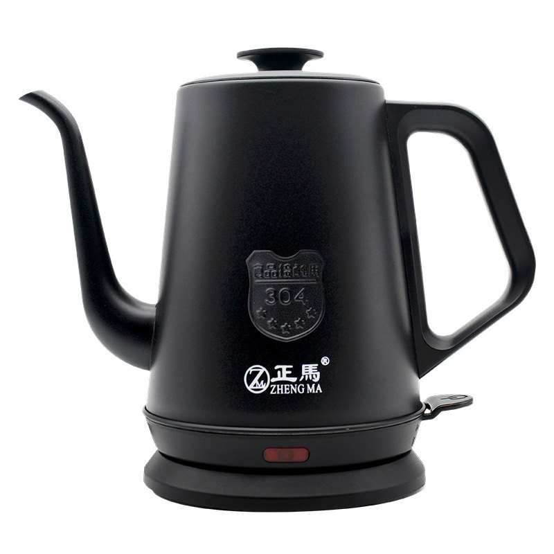 正马电热烧水壶家用全自动茶壶长嘴泡茶1.2L小型容量304不锈钢壶