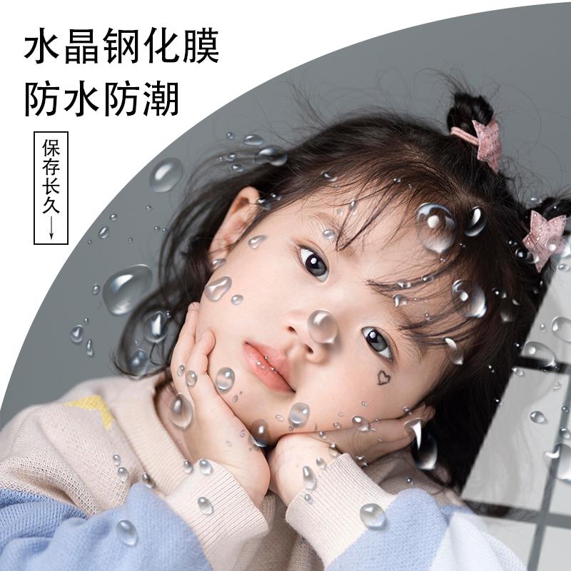 宝宝儿童照片相框挂墙加打印洗16 18 20寸24艺术相片放大尺寸定制
