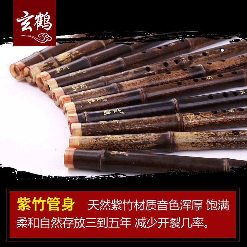 巴乌横吹紫竹乐器专业演奏c d e g a降b调儿童学生成人初学送教程