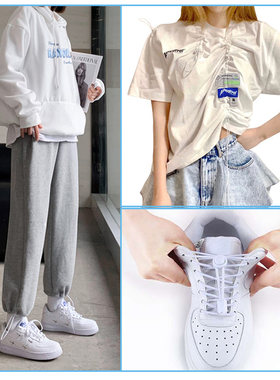 裤脚收口黑色松紧带衣服裤子下摆抽绳宽卡扣裤腿可调节弹力带裤绳