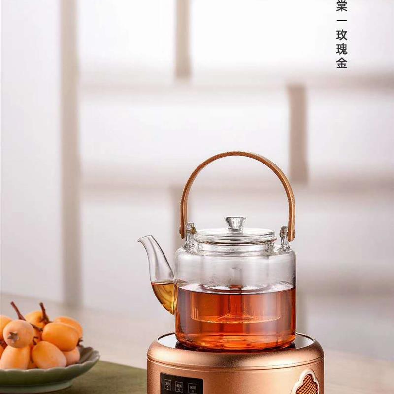 信轩堂 01海棠9周年纪念新品触摸式电陶炉电热煮茶炉茶具 新款