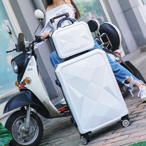 行李箱20寸小型登机拉杆箱男女学生密F码旅行箱24寸结实耐用皮箱