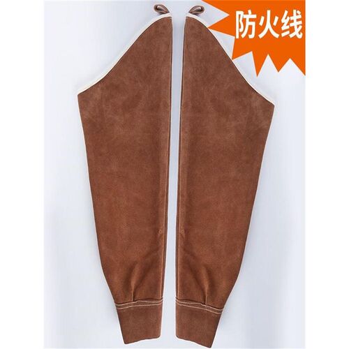 袖套男款工作耐磨焊工用劳保袖套全牛皮电焊套袖防烫隔热耐高温