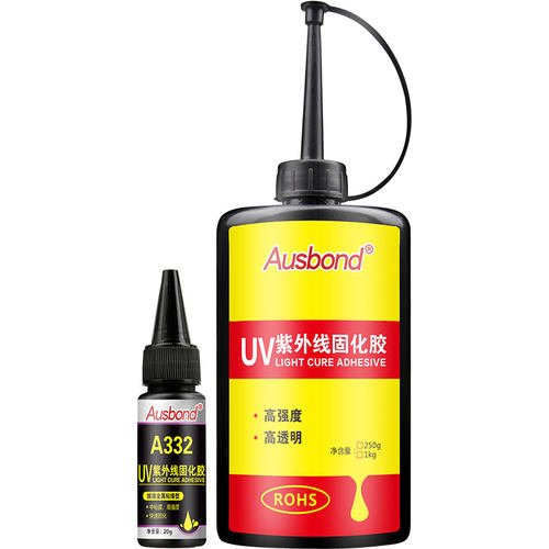 UV无影胶水亚克力透明无痕隐形专用粘玻璃桌茶几的强力胶防水小支