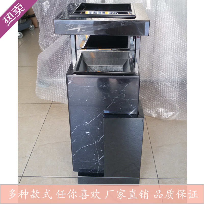 房地产大理石垃圾桶酒店垃圾桶方形中式烟灰垃圾筒电梯口烟灰桶