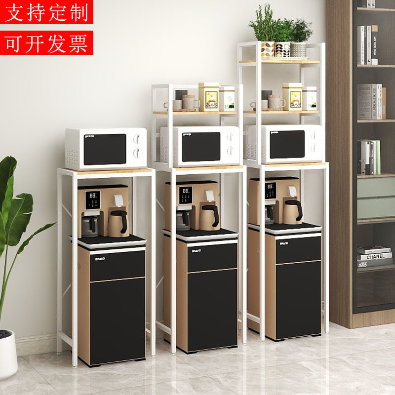 茶吧机上方置物架饮水机微波炉收纳架厨房茶具不生锈碳钢水壶架子图片