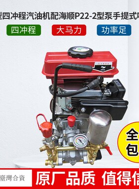 152型配海顺P22直连体便携式手提2.5匹汽油机农用喷雾器园林打药