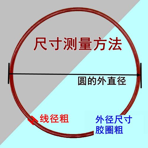 氟胶密封圈4mm橡胶圆形防水防漏耐高温腐蚀各种尺寸水泵机械通用