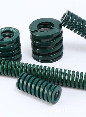 TH绿色25*25-300 模具弹簧高强度线弹簧压缩矩形工业磨具弹簧非标