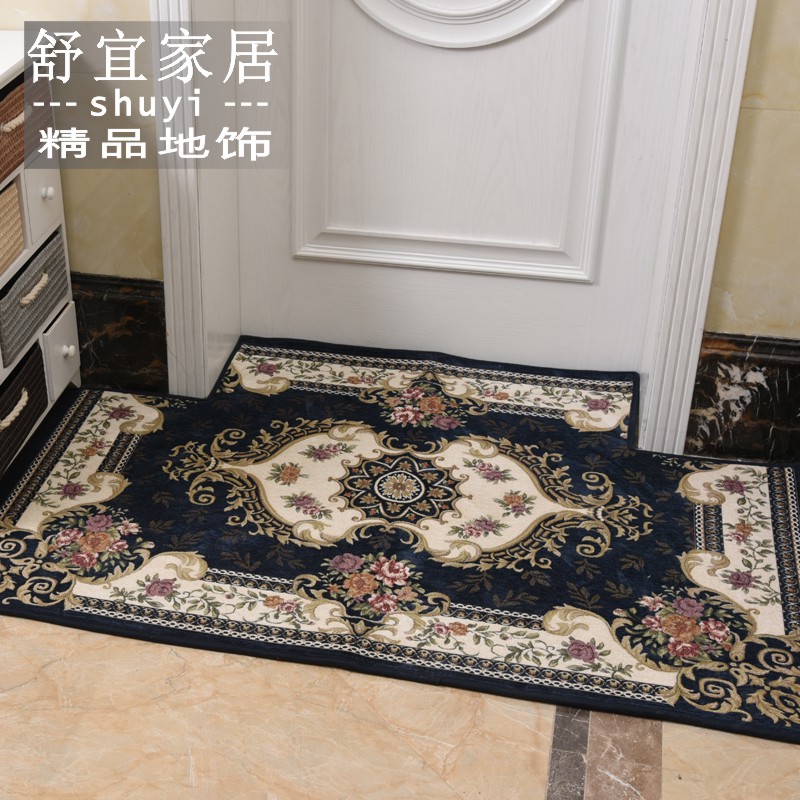 欧式地毯地垫门垫进门门口脚垫家用防滑吸水垫客厅大门口垫子裁剪