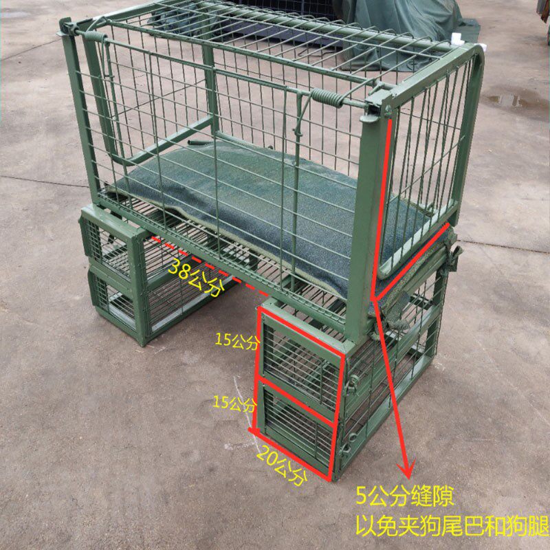 天鹰叠加式通用驮笼多层笼摩托车笼趴狗工具包趴狗垫笼包