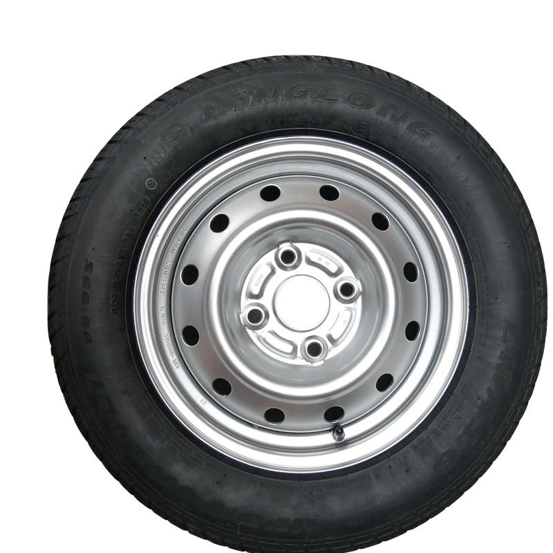 东风小康K17K07V07SV27轮胎轮毂175 165/70r14钢铁圈14寸备胎总成