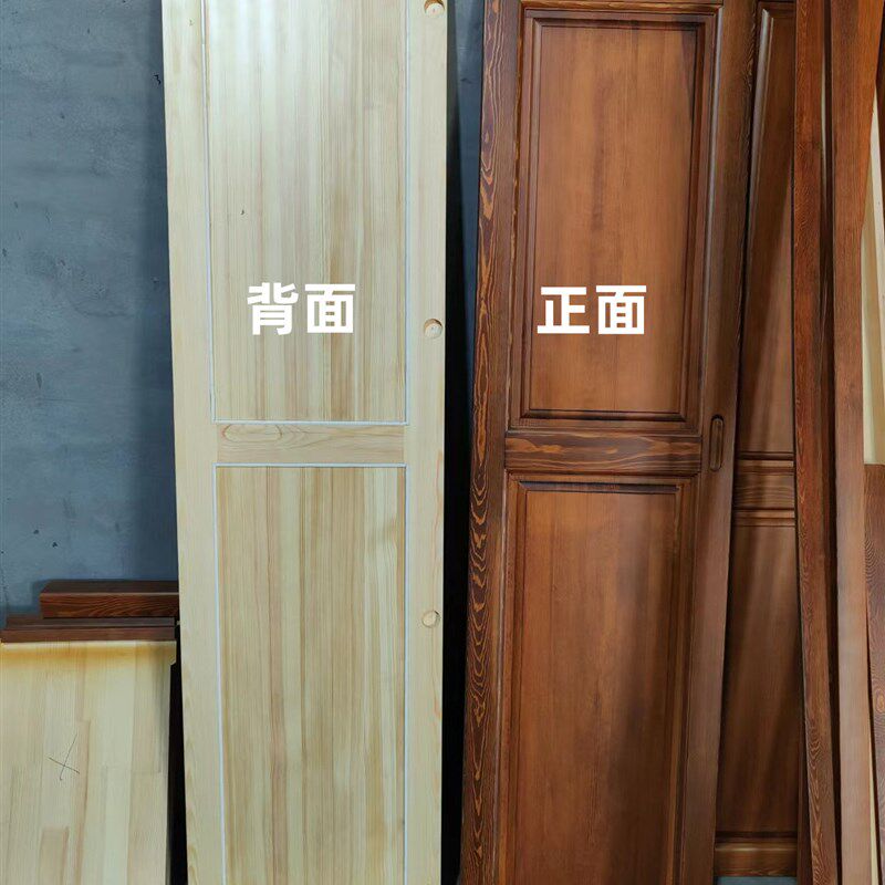 原木纯实木衣柜家用卧室儿童房全实木环保衣橱储物柜日式整体定制