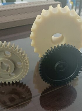 耐磨尼龙链轮 塑料涨紧轮 注塑PA1010包胶轮 自润滑机械非标齿轮