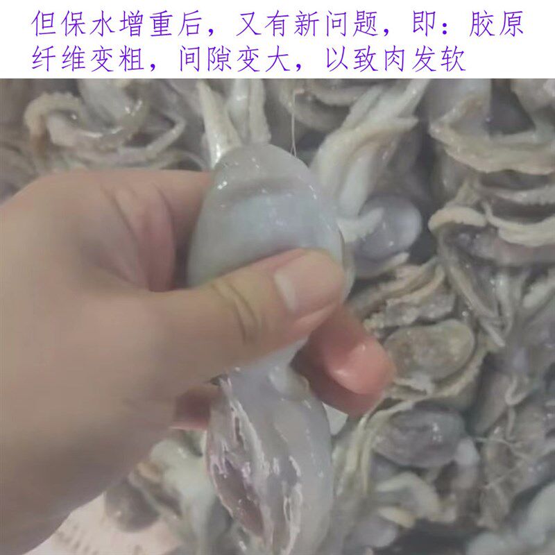 保水发软鱿鱼墨鱼八爪鱼虾仁海参肉质硬实剂弹性剂铁离子催化剂